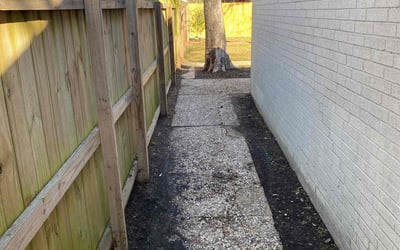 Photo of Melissa V.'s yard after getting landscaping in Bellville, TX