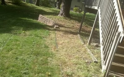 Photo of Angela B.'s yard after getting landscaping in Cedar, MN