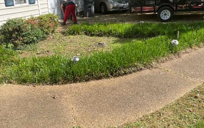 Photo of Hope G.'s yard after getting landscaping in Jetersville, VA