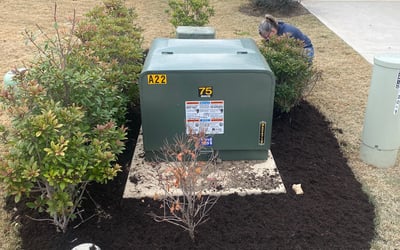 Photo of Mike M.'s yard after getting landscaping in Harwood, TX