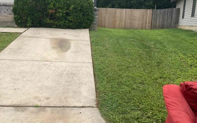 Photo of Jonathan R.'s yard after getting landscaping in Pipe Creek, TX