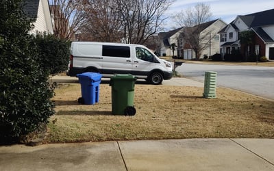 Photo of Caroline G.'s yard after getting landscaping in Laurens, SC