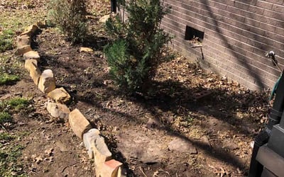 Photo of Amanda B.'s yard after getting landscaping in Wagoner, OK