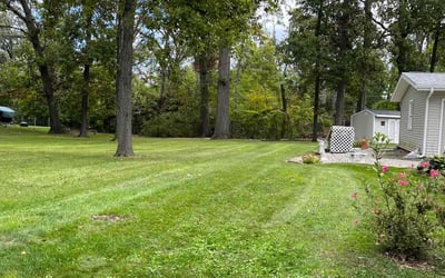 Photo of Jeff S.'s yard after getting landscaping in Bluffton, IN