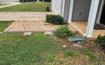 Photo of Rebecca J.'s yard after getting landscaping in Blackstock, SC