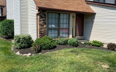 Photo of Natalie S.'s yard after getting landscaping in New Holland, OH