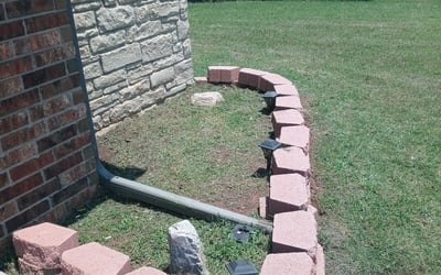 Photo of Tammy T.'s yard after getting landscaping in Tuttle, OK