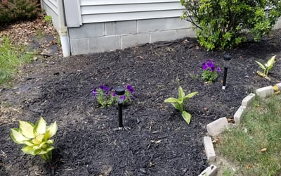 Photo of Anthony N.'s yard after getting landscaping in Orient, OH