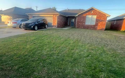 Photo of Jeanette M.'s yard after getting landscaping in Meeker, OK