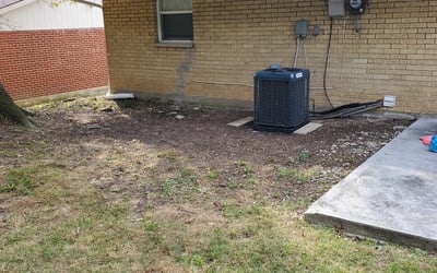 Photo of Nicole S.'s yard after getting landscaping in Johnstown, OH