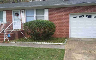 Photo of Kaleb c.'s yard after getting landscaping in Yorktown, VA