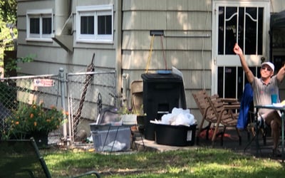 Photo of Sharon J.'s yard after getting landscaping in Holt, MO