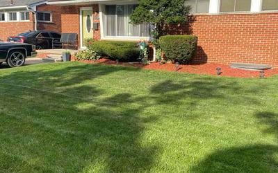 Photo of Deoundrea K.'s yard after getting landscaping in Lake Orion, MI