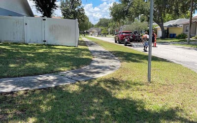 Photo of William H.'s yard after getting landscaping in Durant, FL
