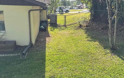 Photo of Shannon P.'s yard after getting landscaping in Summerfield, FL