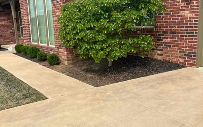 Photo of Sam S.'s yard after getting landscaping in Sand Springs, OK