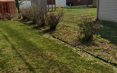 Photo of Michelle C.'s yard after getting landscaping in Ostrander, OH