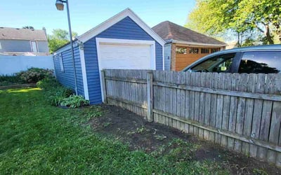 Photo of Jennifer B.'s yard after getting landscaping in Hastings, MI