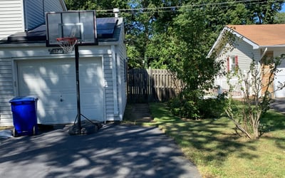 Photo of Derrick M.'s yard after getting landscaping in Newburg, MD