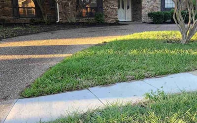 Photo of Jeff D.'s yard after getting landscaping in Plano, TX