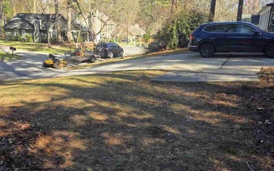 Photo of Joshua B.'s yard after getting landscaping in Peachtree City, GA