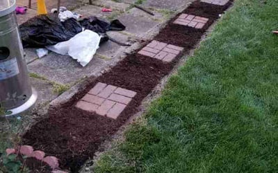 Photo of Tom B.'s yard after getting landscaping in Dry Ridge, KY