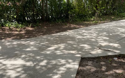 Photo of Susan M.'s yard after getting landscaping in Lake Hamilton, FL