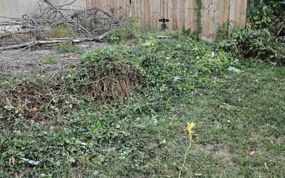 Photo of Joseph B.'s yard after getting landscaping in Basehor, KS