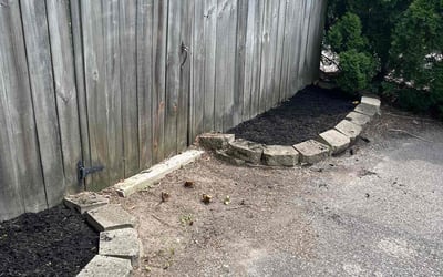 Photo of Annette C.'s yard after getting landscaping in Monrovia, IN