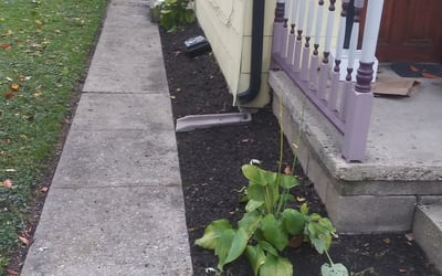Photo of Jessica S.'s yard after getting landscaping in Commercial Point, OH