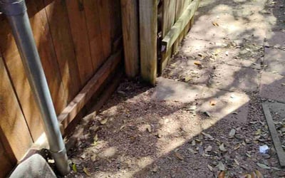 Photo of Katie W.'s yard after getting landscaping in Glen Rose, TX