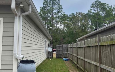 Photo of Dominique H.'s yard after getting landscaping in Sopchoppy, FL