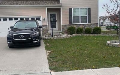 Photo of Rashida B.'s yard after getting landscaping in Pataskala, OH