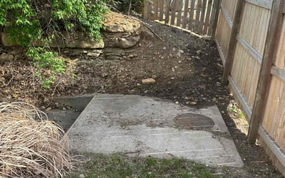 Photo of Courtney B.'s yard after getting landscaping in Osawatomie, KS