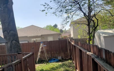 Photo of David R.'s yard after getting landscaping in Macdona, TX
