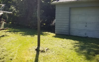 Photo of Dan M.'s yard after getting landscaping in Seville, OH