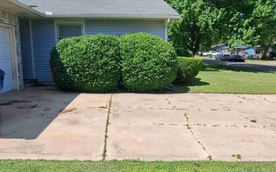 Photo of Jim B.'s yard after getting landscaping in Wichita, KS