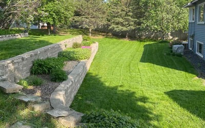 Photo of Jonathan B.'s yard after getting lawn care in Monticello, MN