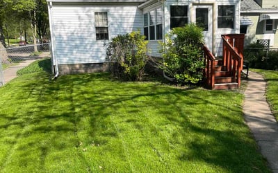 Photo of Alana H.'s yard after getting lawn care in Duluth, MN