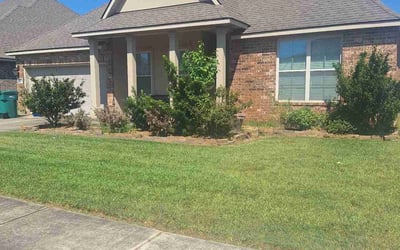 Photo of Nadia E.'s yard after getting lawn care in Youngsville, LA