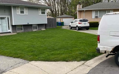 Photo of Joseph J.'s yard after getting lawn care in Merrillville, IN