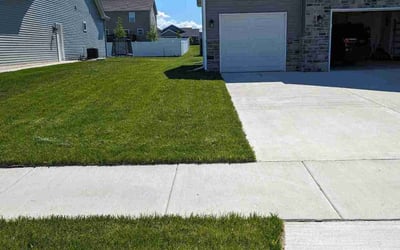 Photo of John M.'s yard after getting lawn care in Lowell, IN