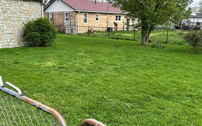 Photo of Emily S.'s yard after getting lawn care in Martinsville, IN