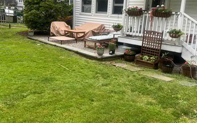 Photo of Melissa H.'s yard after getting lawn care in Fairfield, CT