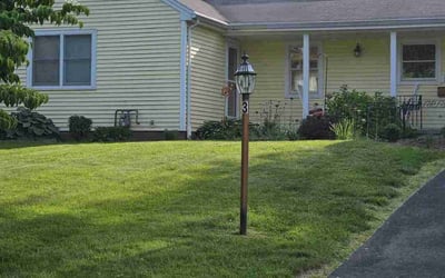 Photo of Maria F.'s yard after getting lawn care in Stafford Springs, CT
