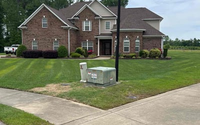 Photo of Andrew B.'s yard after getting lawn care in Raeford, NC