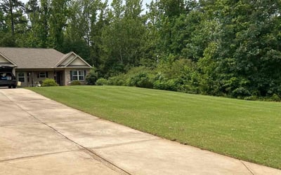Photo of Joshua L.'s yard after getting lawn care in Choctaw, OK