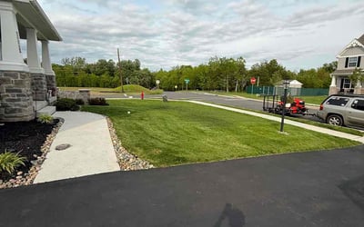 Photo of Jared H.'s yard after getting lawn care in Evansville, IN