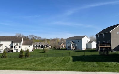 Photo of Jeffrey H.'s yard after getting lawn care in Lowell, MI
