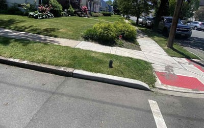 Photo of Drew N.'s yard after getting lawn care in Cranford, NJ